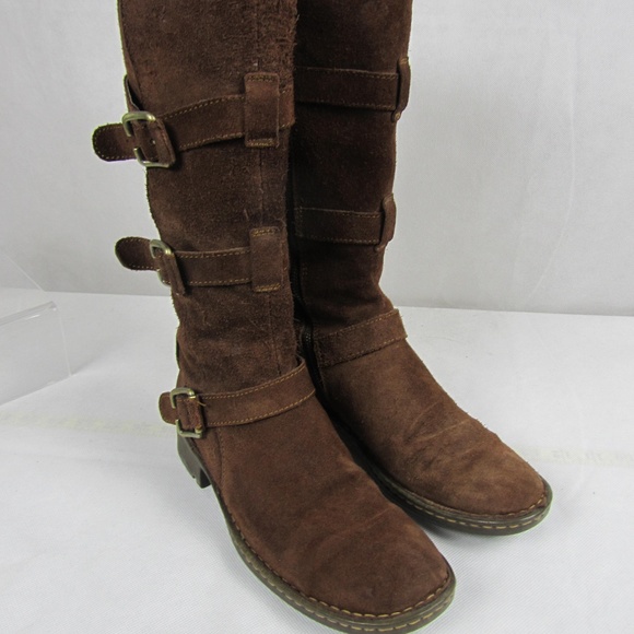 bley suede buckle boot